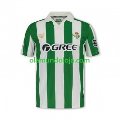 Camisola Real Betis Retro Homem Equipamento Primeiro 2025-2026 Manga Curta